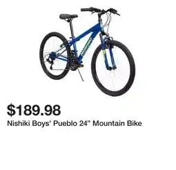 Dick's Sporting Goods Nishiki Boys' Pueblo 24 Mountain Bike offer