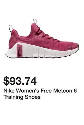 Dick's Sporting Goods Nike Women's Free Metcon 6 Training Shoes offer