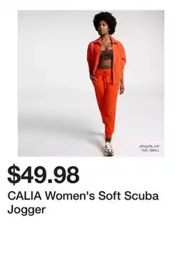 Dick's Sporting Goods CALIA Women's Soft Scuba Jogger offer