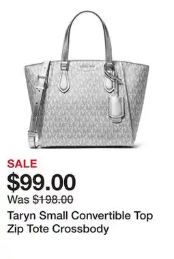 Belk Taryn Small Convertible Top Zip Tote Crossbody offer