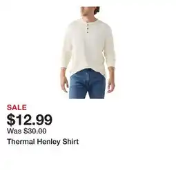 Belk Thermal Henley Shirt offer