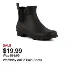 Belk Wembley Ankle Rain Boots offer