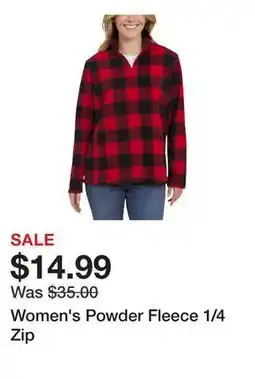 Belk Women's Powder Fleece 1/4 Zip offer