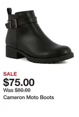 Belk Cameron Moto Boots offer