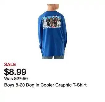 Belk Boys 8-20 Dog in Cooler Graphic T-Shirt offer