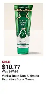 Bath & Body Works Vanilla Bean Noel Ultimate Hydration Body Cream offer