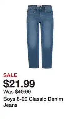 Belk Boys 8-20 Classic Denim Jeans offer