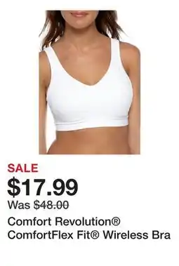 Belk Comfort Revolution ComfortFlex Fit Wireless Bra offer