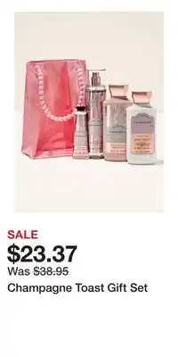 Bath & Body Works Champagne Toast Gift Set offer