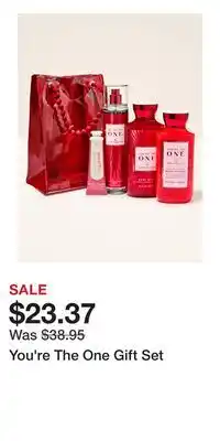 Bath & Body Works You're The One Gift Set offer