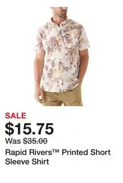 Belk Rapid Rivers Printed Short Sleeve Shirt offer
