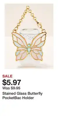Bath & Body Works Stained Glass Butterfly PocketBac Holder offer