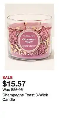Bath & Body Works Champagne Toast 3-Wick Candle offer