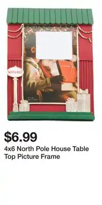 TJ Maxx 4x6 North Pole House Table Top Picture Frame offer