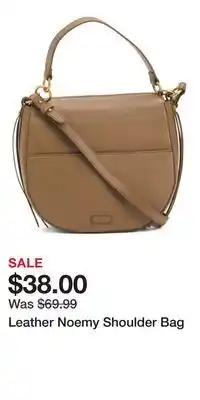 TJ Maxx Leather Noemy Shoulder Bag offer
