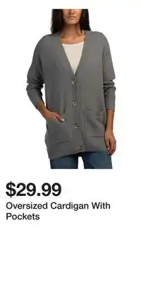 TJ Maxx Oversized Cardigan With Pockets offer