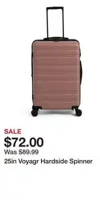 TJ Maxx 25in Voyagr Hardside Spinner offer