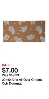TJ Maxx 20x40 Alfie All Over Ghosts Coir Doormat offer