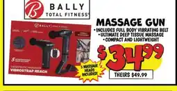 Ollie's BALLY MASSAGE GUN offer