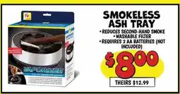 Ollie's SMOKELESS ASH TRAY offer