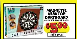 Ollie's MAGNETIC DESKTOP DARTBOARD offer