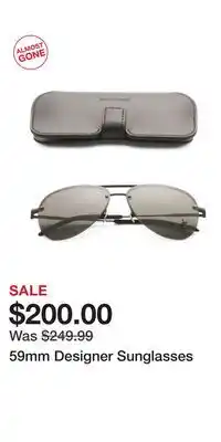 TJ Maxx 59mm Designer Sunglasses offer