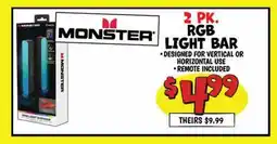 Ollie's RGB MONSTER LIGHT BAR offer