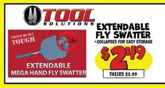 Ollie's EXTENDABLE FLY SWATTER offer