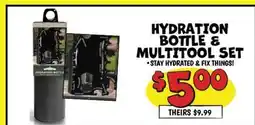 Ollie's HYDRATION BOTTLE & MULTITOOL SET offer