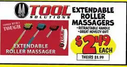 Ollie's EXTENDABLE ROLLER MASSAGERS offer