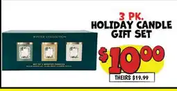 Ollie's HOLIDAY CANDLE GIFT SET offer