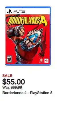 Game Stop Borderlands 4 - PlayStation 5 offer