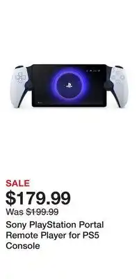 Game Stop Sony PlayStation Portal Remote Player for PS5 Console offer