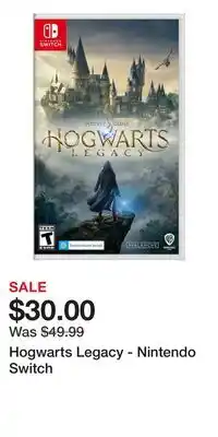 Game Stop Hogwarts Legacy - Nintendo Switch offer