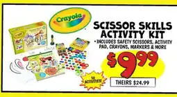 Ollie's Crayola SCISSOR SKILLS ACTIVITY KIT offer