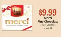 Fareway Merci Fine Chocolate offer