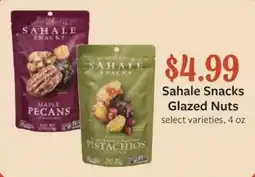 Fareway Sahale Snacks Glazed Nuts offer