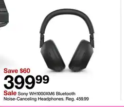 Target Sony WH1000XM6 Bluetooth Noise-Canceling Headphones offer