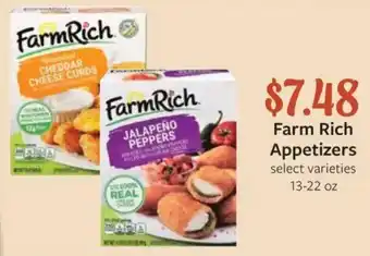 Fareway Farm Rich Appetizers offer
