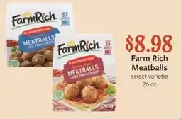 Fareway Farm Rich Meatballs offer