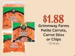 Fareway Grimmway Farms Petite Carrots, Carrot Stixx or Chips offer