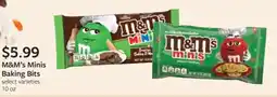 Fareway M&M's Minis Baking Bits offer
