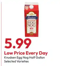 Stater Bros Knudsen Egg Nog offer