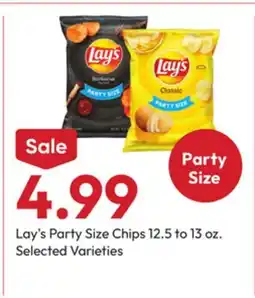 Stater Bros Lay's Party Size Chips offer