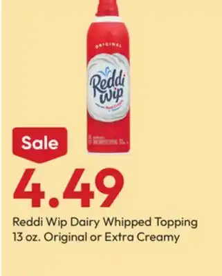 Stater Bros Reddi Wip Dairy Whipped Topping offer