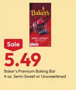 Stater Bros Baker's Premium Baking Bar offer