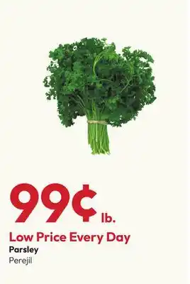 Stater Bros Parsley offer