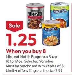 Stater Bros Progresso Soup offer