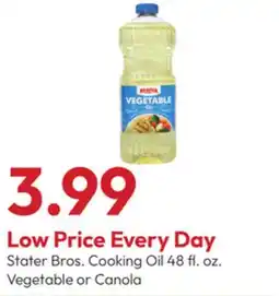 Stater Bros Stater Bros. Cooking Oil offer