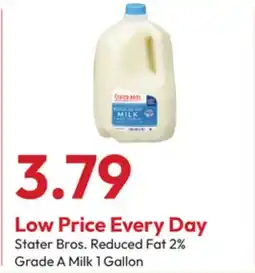 Stater Bros Stater Bros. Reduced Fat 2% Grade A Milk offer